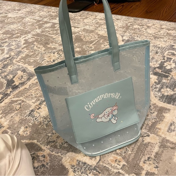 Transparent Tote Bag - Blue - Picture 1 of 5